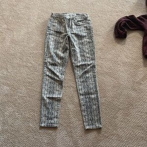 Blank NYC snakeskin denim jean